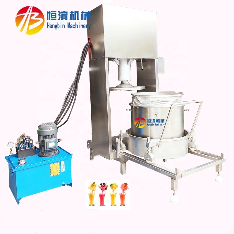Industrial Hydraulic Juicer Machine for Separation of Slurry and Slag 500kg/h Capacit
