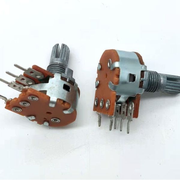 16mm Metal shaft Rotary Switch Potentiometer For Audio Amplifier