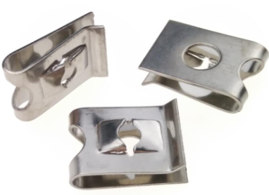 Captive Panel Nickel Spring Steel Nuts For M3 Self Tapping Screws