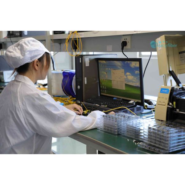High Precision Axis Alignment PM Fiber Array Unit Low Insertion Loss High Channel Scalability