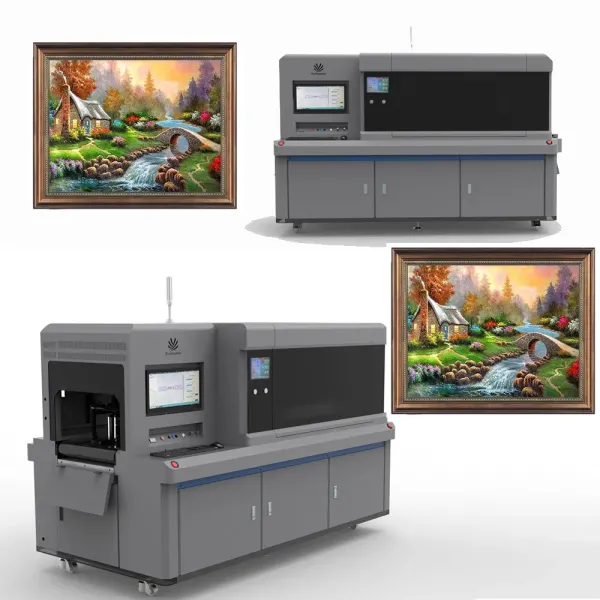 High-Speed Single Pass UV Printer with 200 Sqm/H Printing Speed and 1200 X 1200 Dpi Resolution LED UV Lamp Drying System