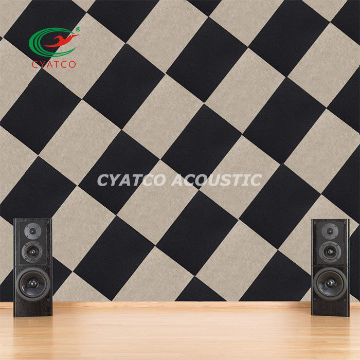 9mm Camel Polyeater Fiber Acoustic Panels Performance Halls Sound Blocking Absorbing Padding