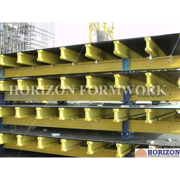 High Stability H20 Timber Beam Coated Yellow High Flexibility OEM Available