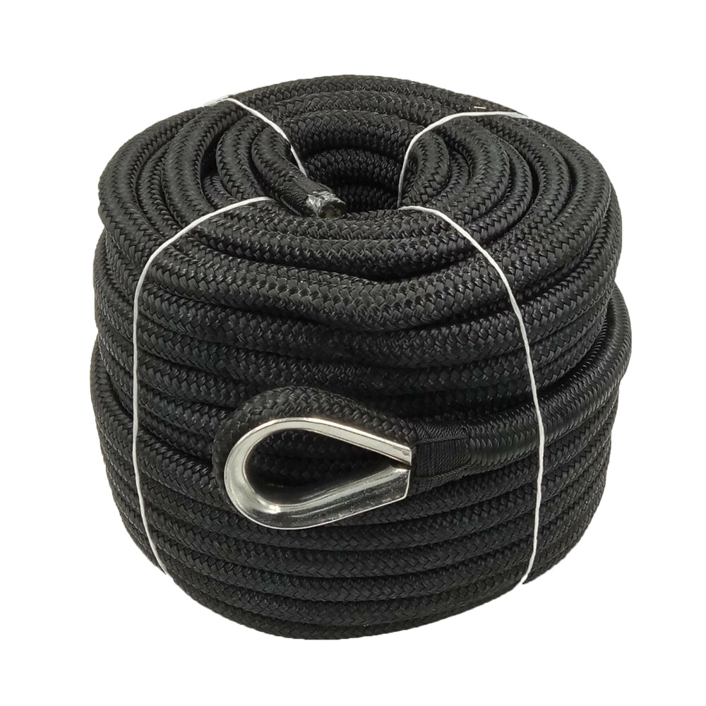 White Red Black 5mm Nylon Braided Rope for Strong and Durable Packaging Solutions