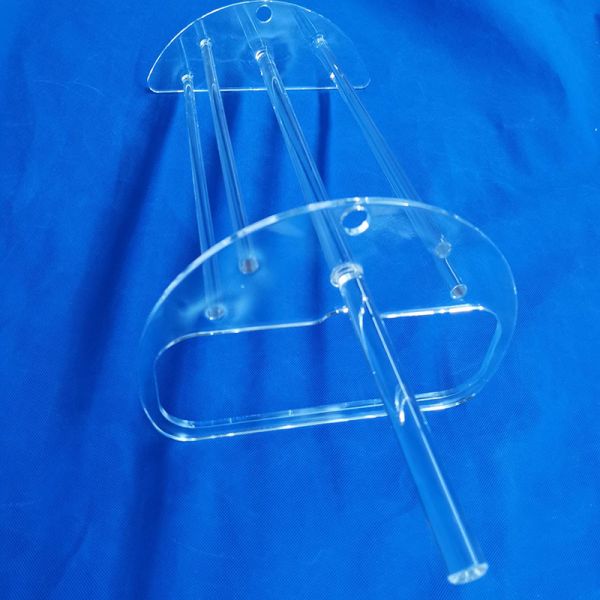 Quartz Instrument Semicondutor Insert Slotted Wafer Carrier Quartz Glass Boat for diffusion