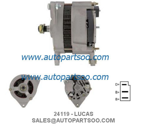 Quality 24119 LRA00247 - LUCAS Alternator 12V 70A Alternadores for sale