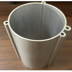 6063-T5 Aluminum Pipe CNC Machining Components With Hole