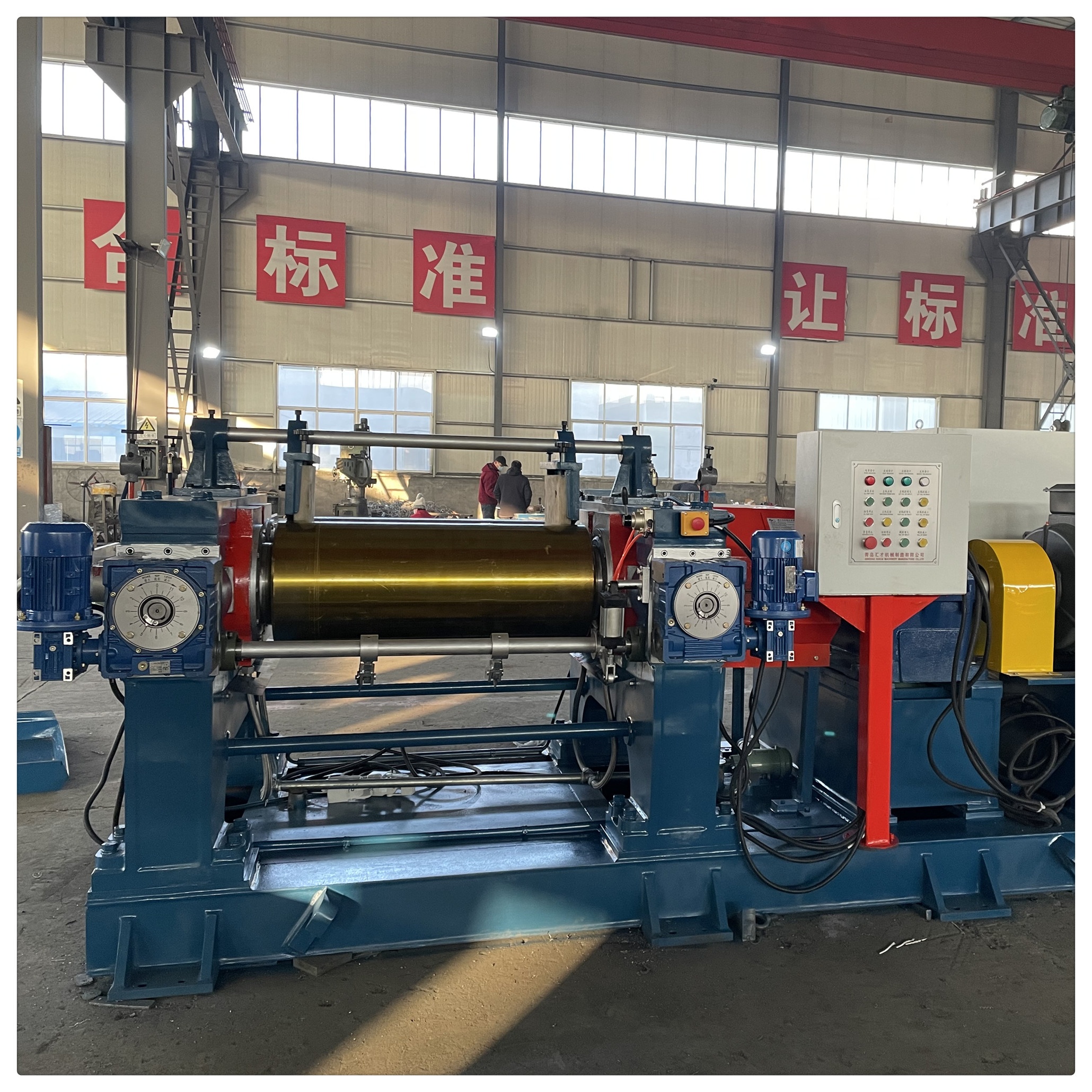 Chilled Cast Iron Roller Rubber Open Mixing Mill for 440V Voltage and Precise Mixing