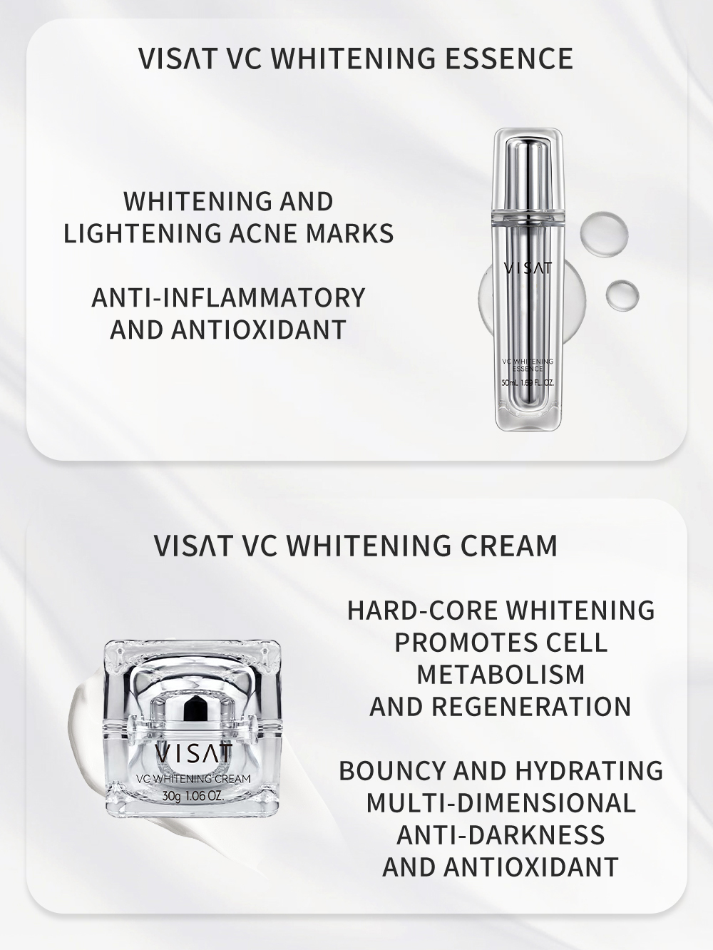 OEM Natural Black Spot Remover Vitamin C Organic Skin Care Gift Sets Products Whitening Moisturizing
