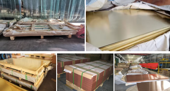 Building Decoration Industry High Strength Copper Plated Sheet Metal C26000 C26800 C27000