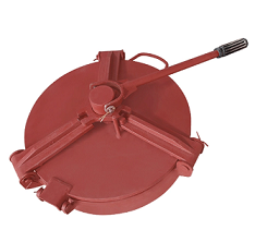 Modified Rubber/Nitrile Rubber Seal Material Carbon Steel Three-claw Manhole Cover for Powder Material Transport Tank
