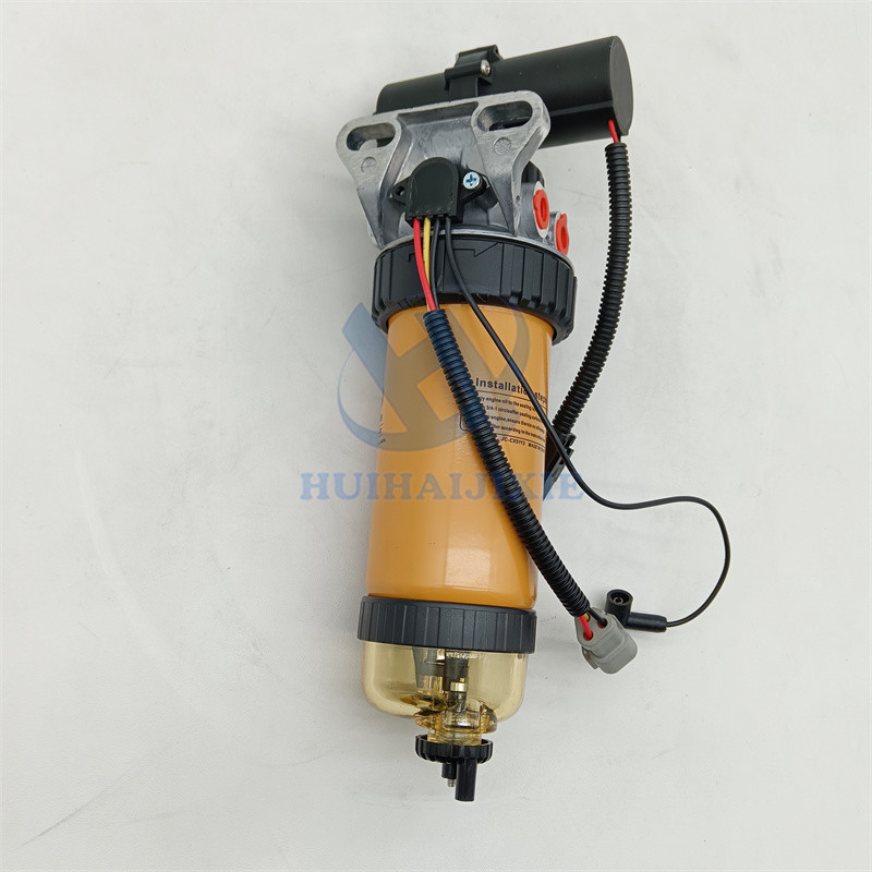 3491063 Excavator Filter Element Construction Spare Part Fuel Filter Assembly 349-1063 For 420D 422F 432E 442D Backhoe Loader