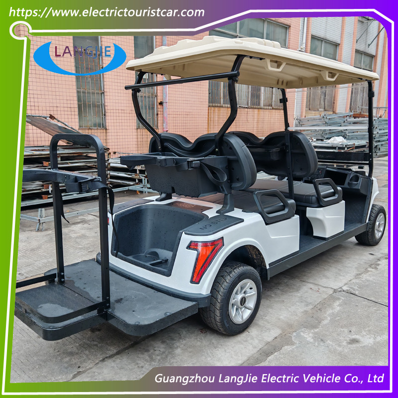 Four Seater Electric Car AC Motor Custom Club Car Golf Carts For Ball Park