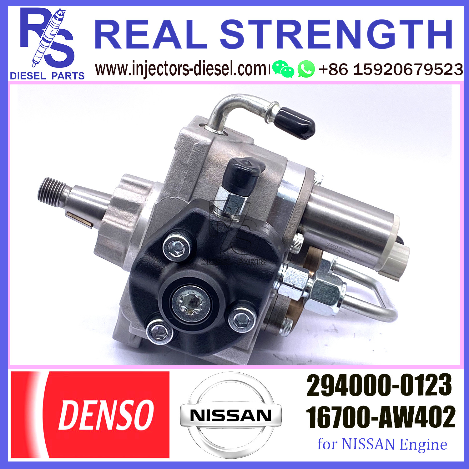 294000-0123 DENSO Diesel Engine Fuel HP3 pump Assy 294000-0123 16700AW402 16700AW403 294000-0122