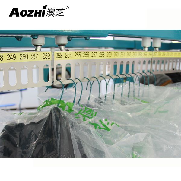 Big Space Suitable 406 Hanging Points Conveyor Belt Garment Conveyor Used Garment Clothes Conveyor Garment Factory