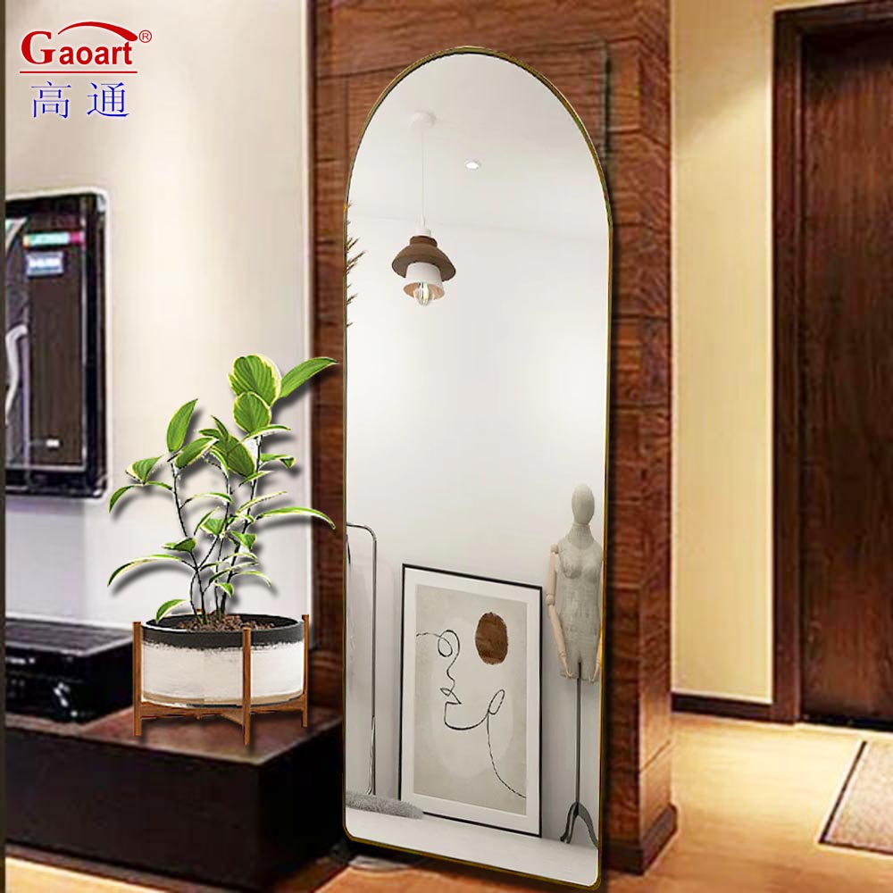 Art Deco Design Home Wineshop Silver Shaving Washroom Square Wall Mount Makeup Mirrors