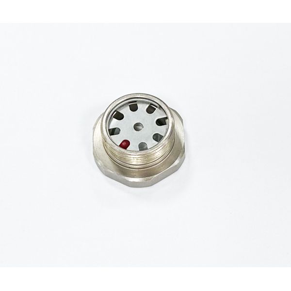 Glass To Metal Seal Hermetic Sight Glass 6MPa Hermetic Visual Panel Thread