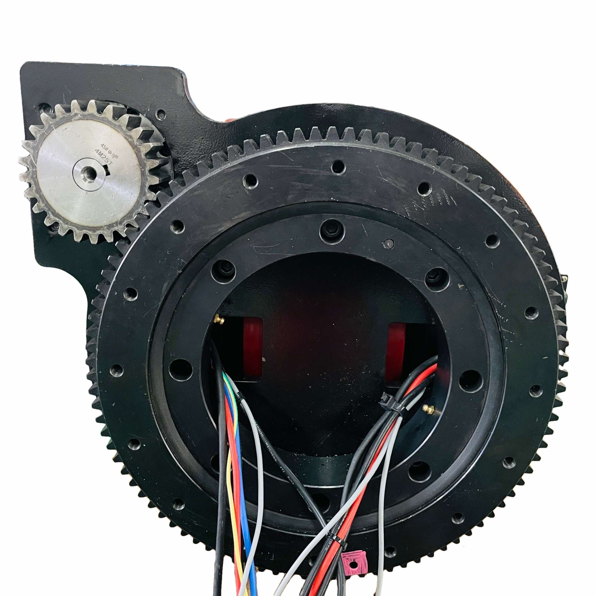 48v Steerable electric drive Heavy Duty Robot Wheels With Automated Walking Motor