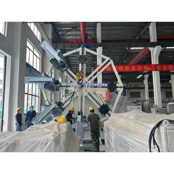 Double Head Automatic Coiler for PE Pipe Winding Machine