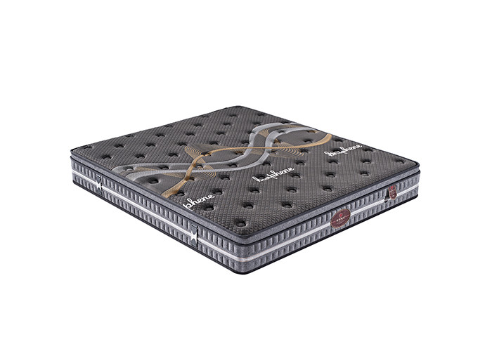 ISO9001 Breathable Hotel Spring Mattress Knitted Fabric Anti Decubitus King Size