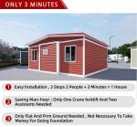 Modern Design Expandable Container House Ready Made 3 Bedroom Prefabricated