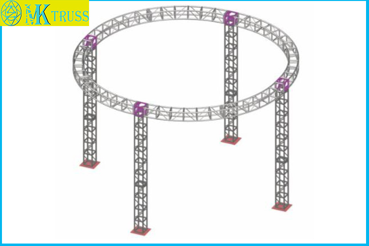 Customizable Design F34 Aluminum Stage Square Spigot Truss Totem for Moving Head Stand