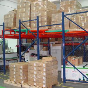Steel Push Back Pallet Racking System with Adjustable Beams