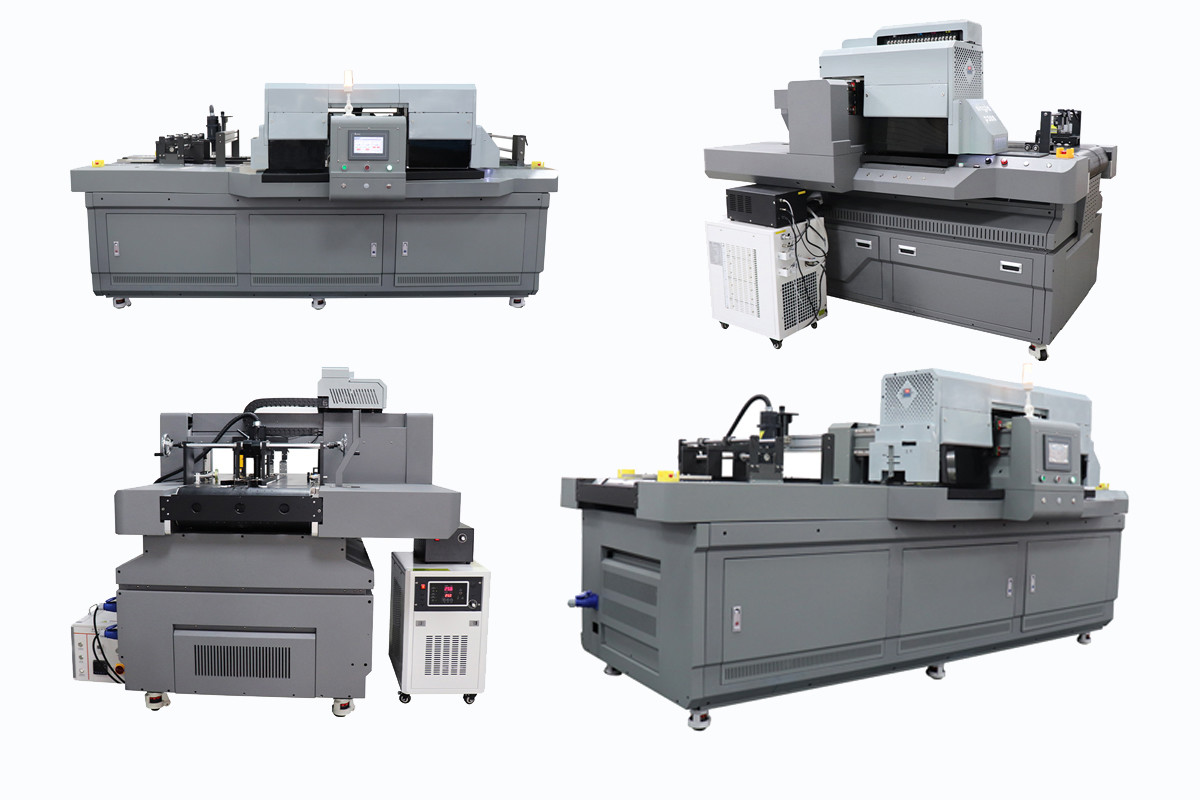 Versatile Uv Printer Flatbed Bottle Printer With LED UV Drying Lamps