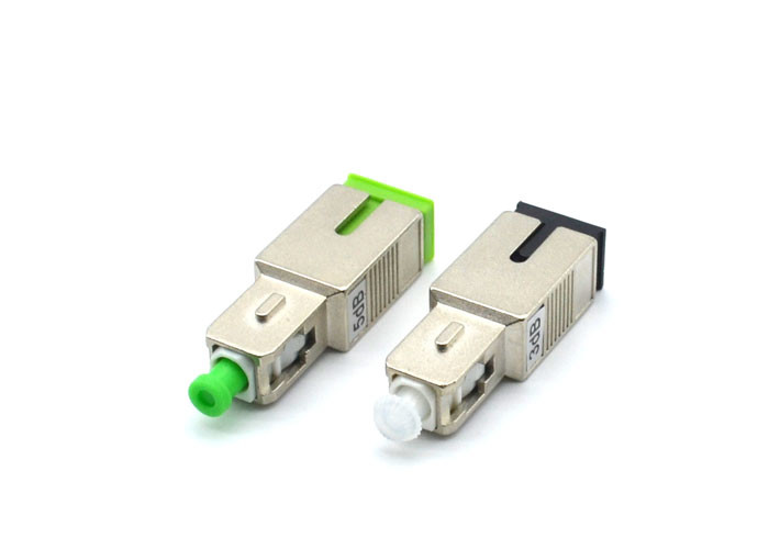 Fixed Optical Attenuator Male To Female , SCAPC / SCUPC Optical Fiber Attenuator