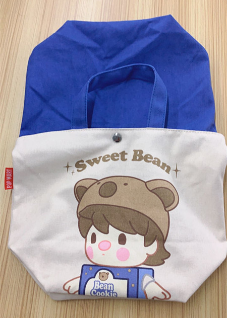 Custom Cotton Canvas Tote Bags Reusable 10oz Foldable Shopping Bag 100% Cotton