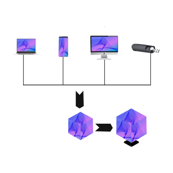 Cube LED Display 4 Side a Smart Advertising Display Video Led Display Screen