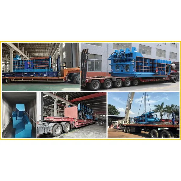 Y82-250 Vertical Baler Hydraulic Baling Press Machine 250 Ton Customizable Multifunctional for Cloth Plastic Metal Recycling