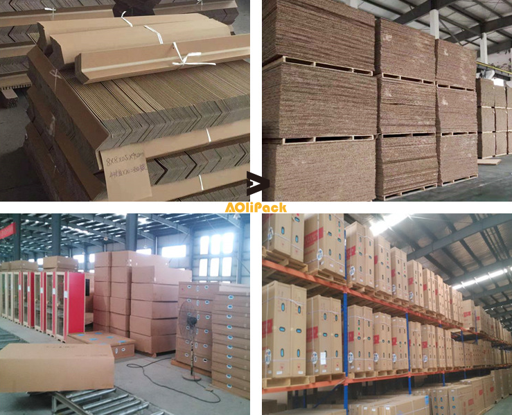 Pressure Resistance 1.2m Length Pallet Cardboard Edge Protectors