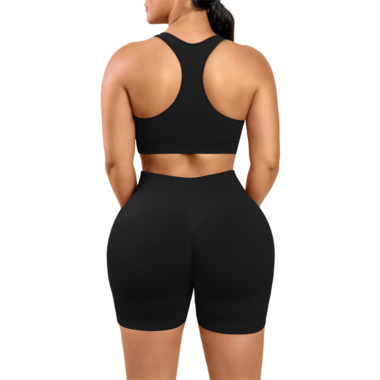 Hexin High Waist Yoga Set Clothing for Women 2 Pieces Eco Friendly Fitness Outfit