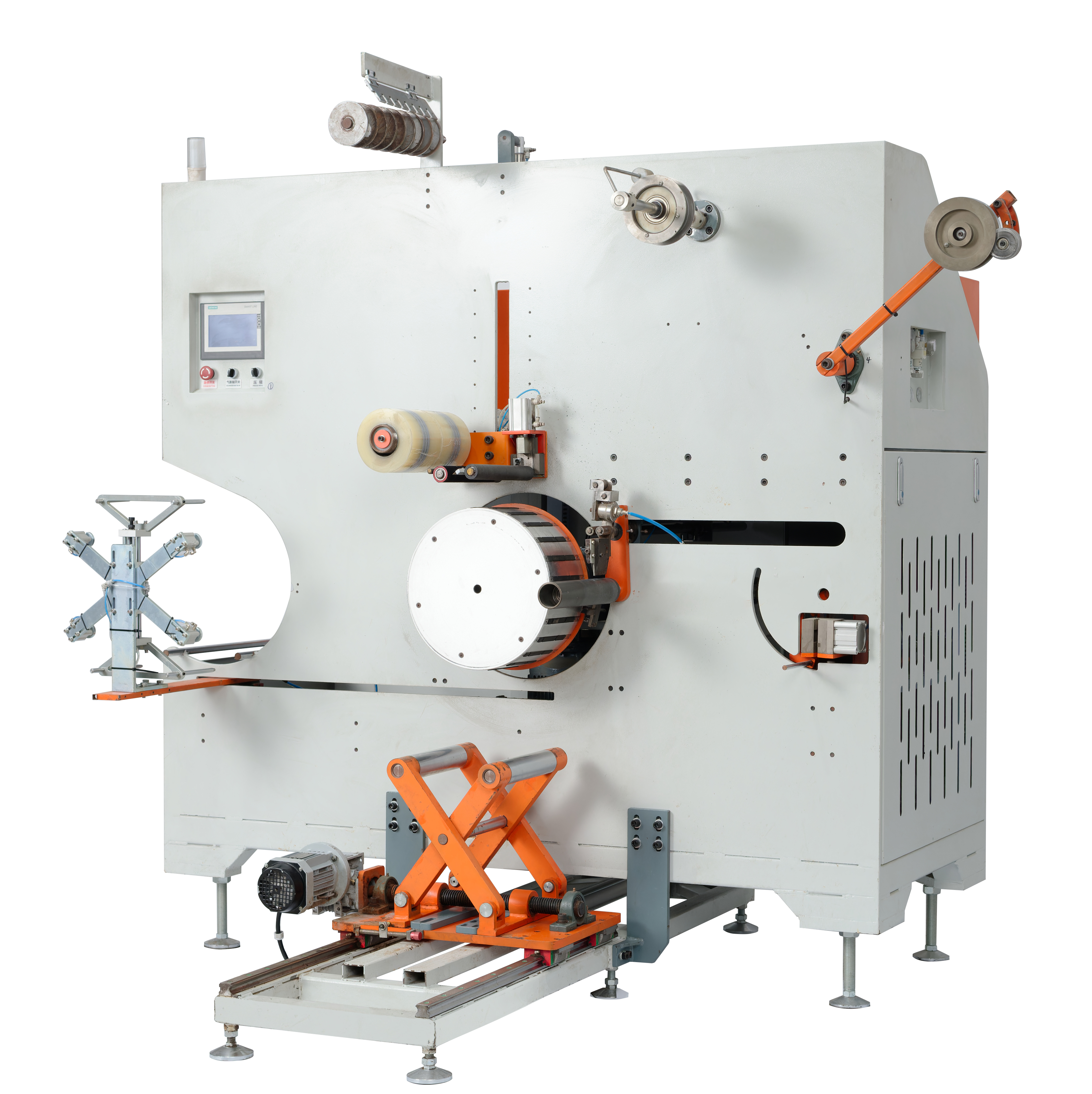 High Pressure Automated PET Strap Winder 32MM Electric Coil Winding Machine