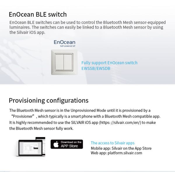 HNB176 Z10 SILVAIR Bluetooth Mesh Converter Fixture Controller IP65