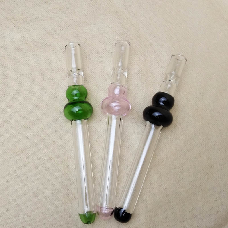 5 Inch Glass Cigarette Shisha Hookah Pipe One Hitter Pipes Cigarette Filters