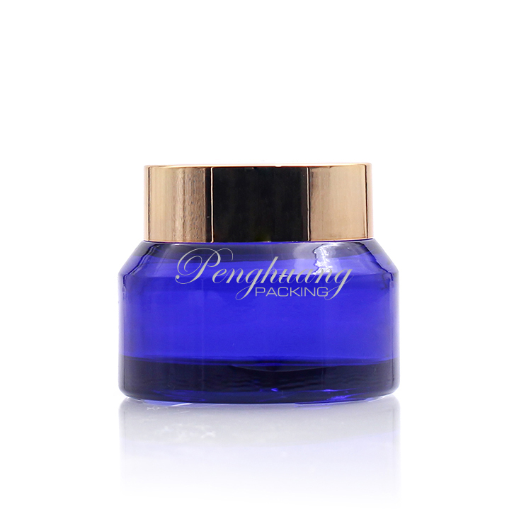 15ml - 200ml Cobalt Blue Glass Bottle 15g 30g 50g Glass Cream Jar