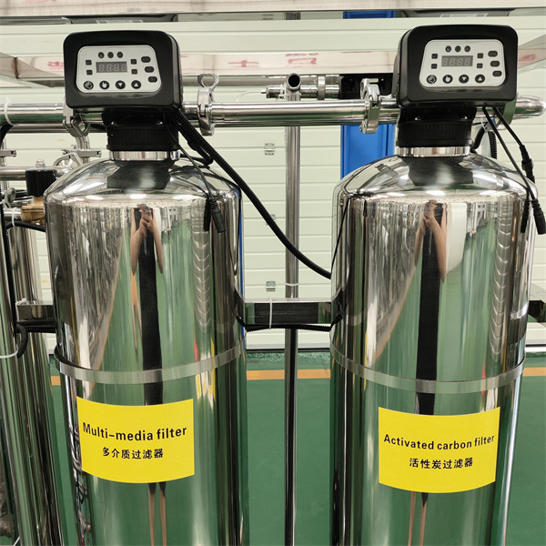 0.25T Two Tanks Of Double-Stage Stainless Steel Reverse Osmosis Equipment For Industrialization