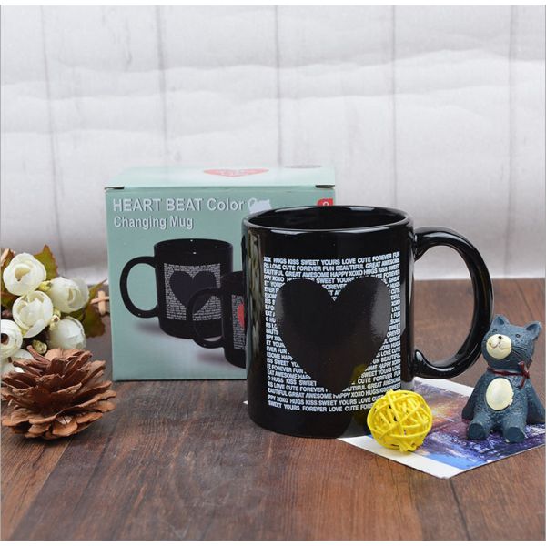 Glazed changing color mug / Eco Friendly Mugs for Coffee , ODM & OEM