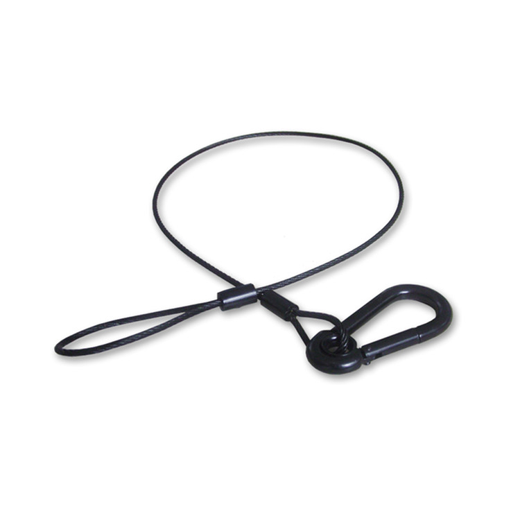 High Carbon Steel Black Lighting Safety Cable 1/8" DIN 7x7