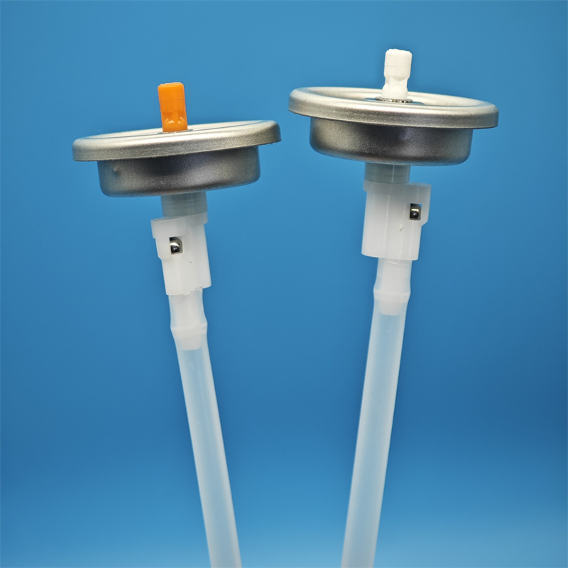 360 Degree Spray Valve for Aerosol Can Dispensing Omnidirectional Actuator for Automotive, Cleaning, and Maintenance Use