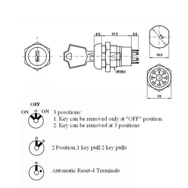 switch lock,key lock switch,electrical switch lock