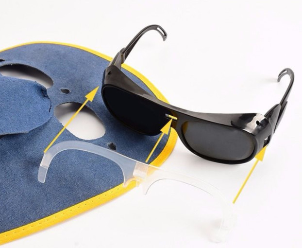 0.5ms Response Cowhide Glasses Anti Impact Shade 12 Arc Welding Lens