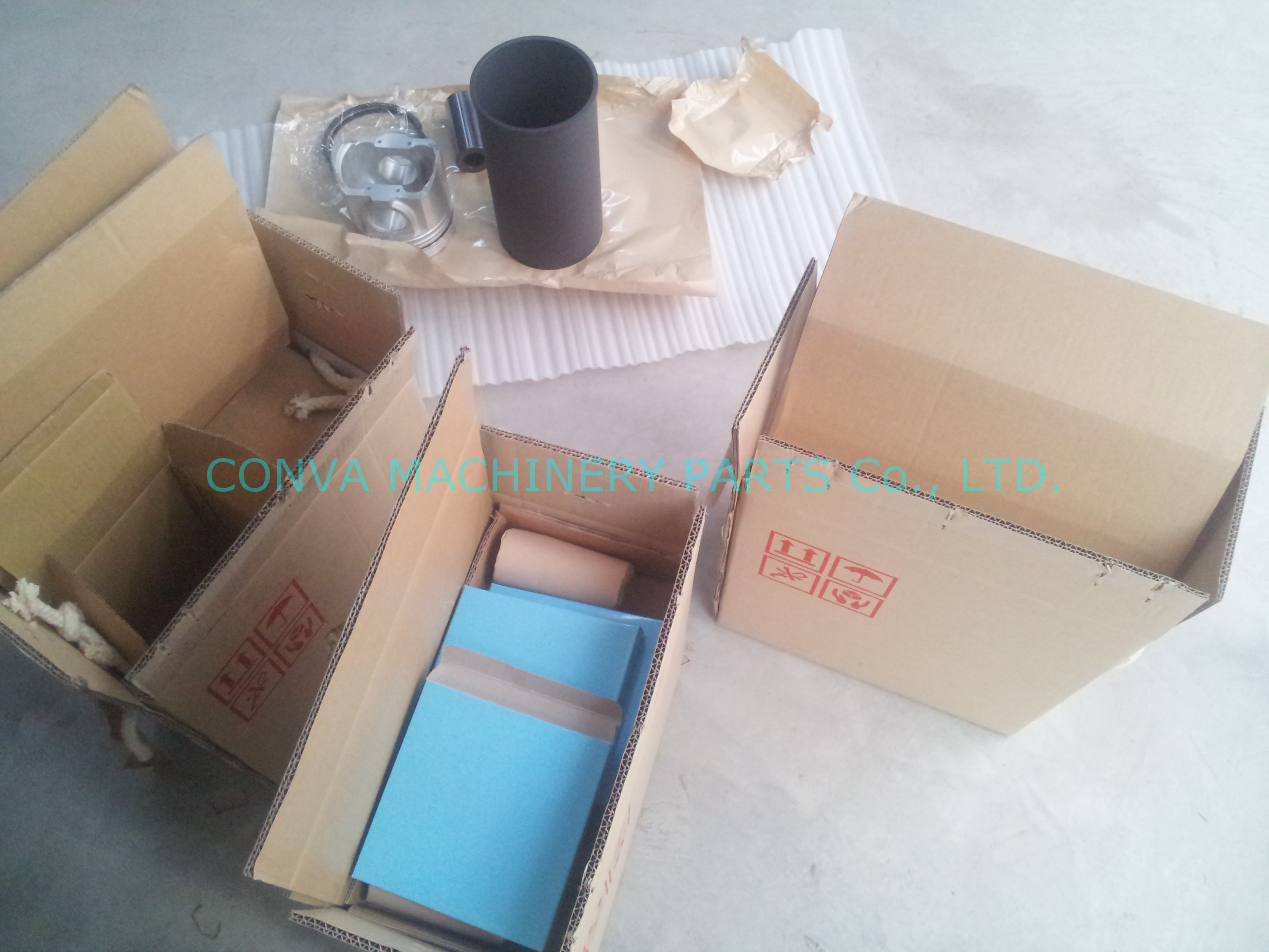 Small Engine Cylinder Sleeve , Piston Cylinder Liner 6rb1 Isuzu Diesel Engine Parts
