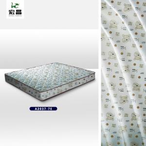 Quality Custom Printed 70g-90gsm Polyester Mattress Fabric Good Light Resistance for sale