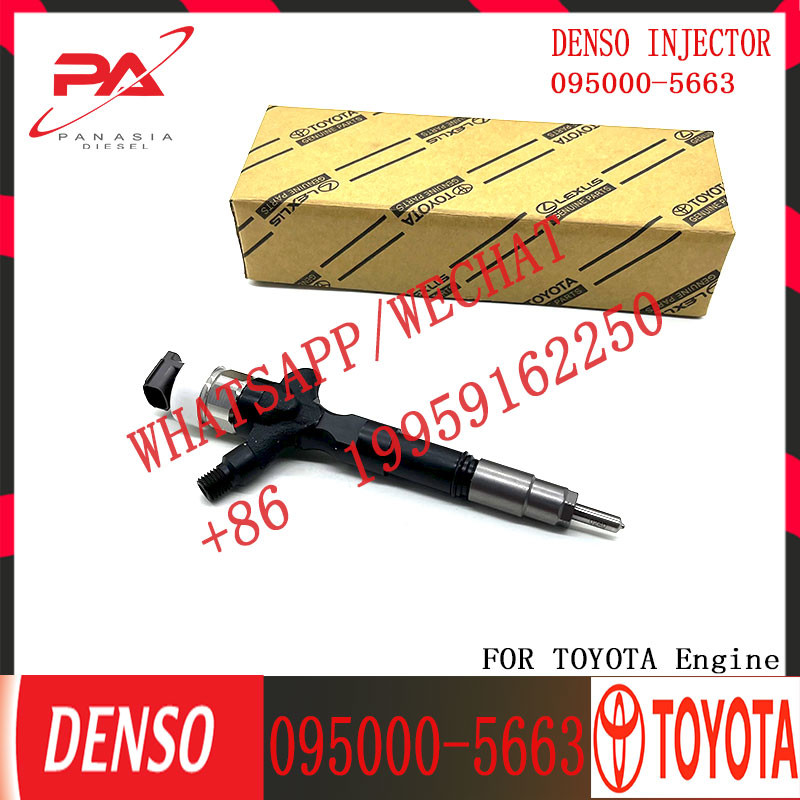 high quality diesel engine Fuel common rail injector 095000-5663 23670-39095/39096 23670-30050