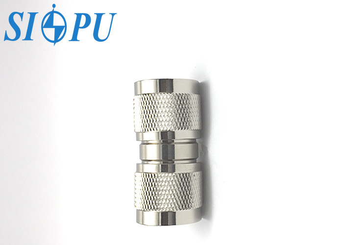 N Male To N Male RF Coaxial Adapter With Brass Material