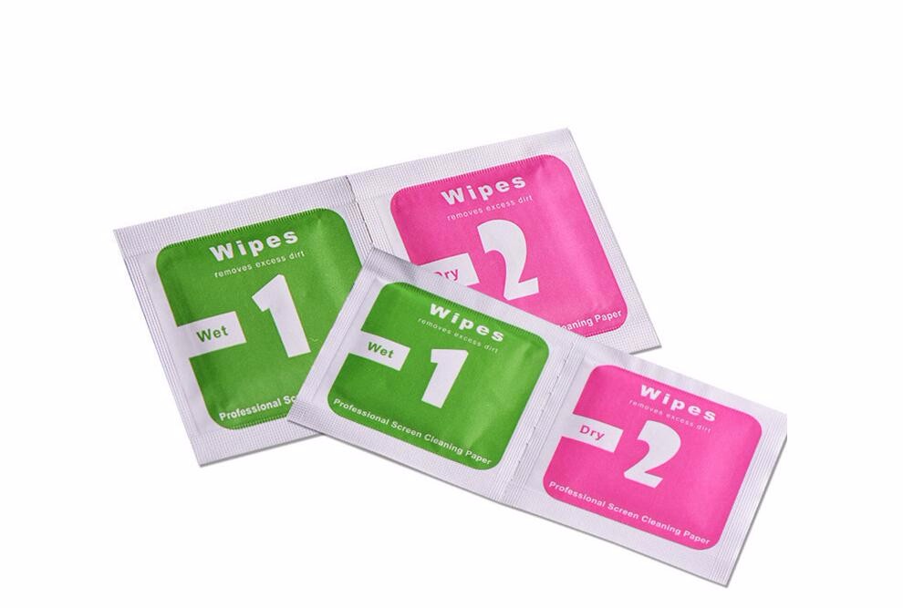 Paper Plastic Type Wet Dry Lens Cleaning Wet Wipes Customized for Your Specifications