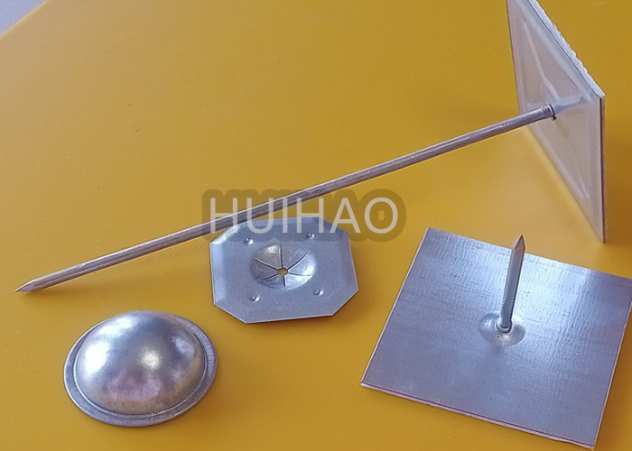 Quality 12 Ga Self Adhesive Insulation Pins 1-1/4 In Galvanized Steel for sale